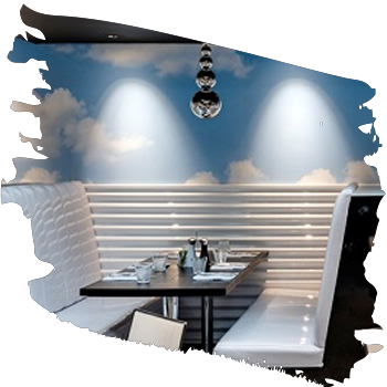 Wallcovering application from standard wallcovering to wide vinyl & Digital prints